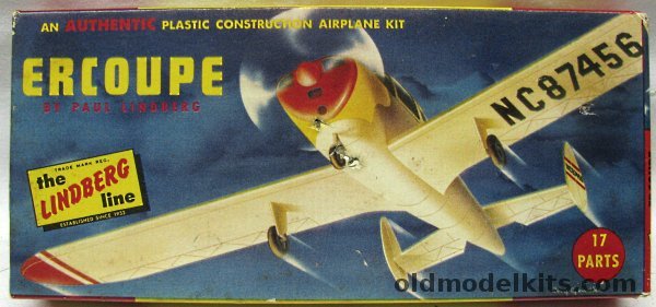 Lindberg 1/48 Ercoupe Light Aircraft, 506-39 plastic model kit